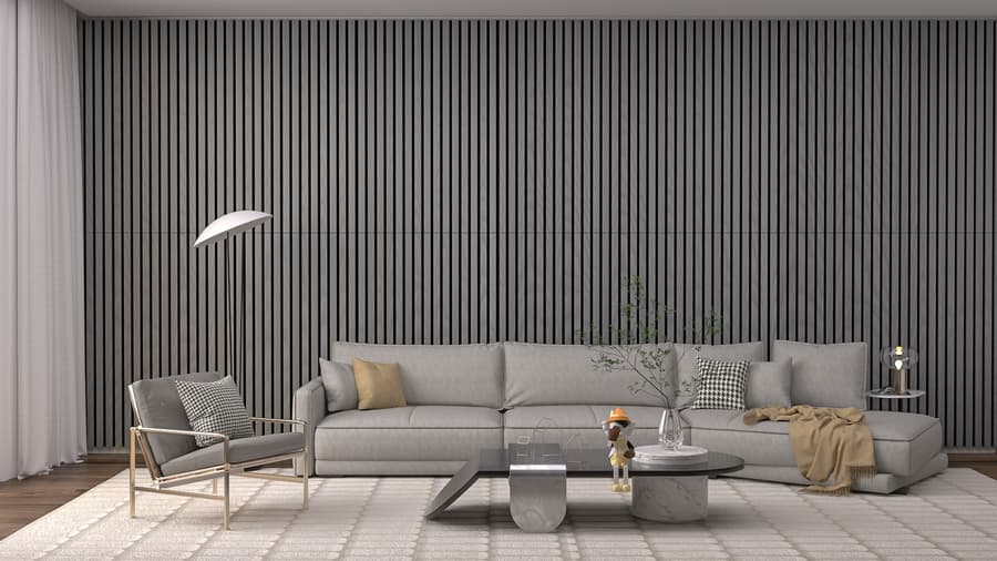 12 Akustikpaneele Vereg grau, 5,76 m2
